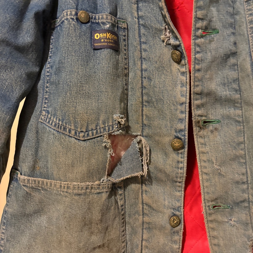 Men's Blue Denim Jacket - Picture 3 of 12